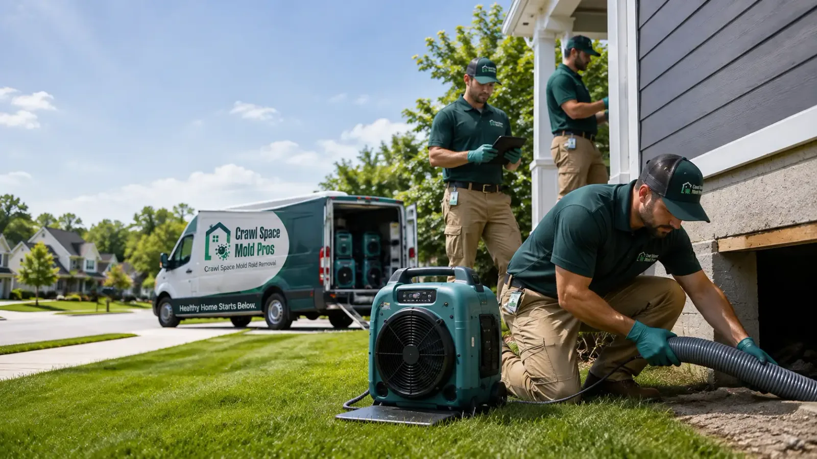 Crawl Space Mold Removal in Paris, OH